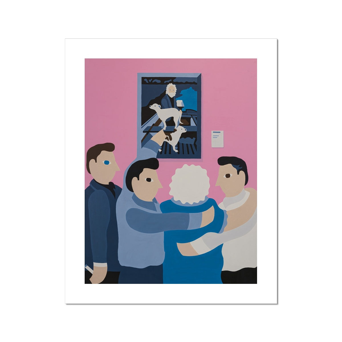 MRS. DEVITO EXHIBITS HER WORK Giclée Print