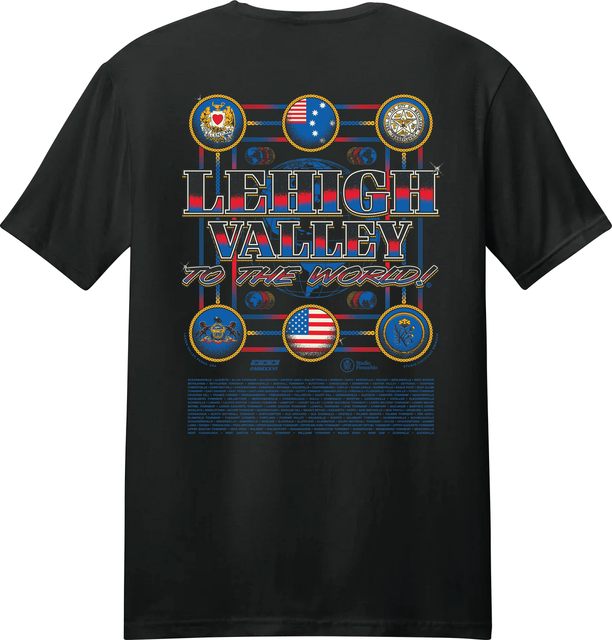 Lehigh Valley To The World Tee